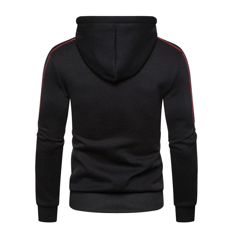 Herren Hoodie Schwarz Weiß Army Grün Rot Kapuzenfarbe Block Fleece Cooler Lässiger Winterbekleidung Pullover Hoodies Sweatshirts