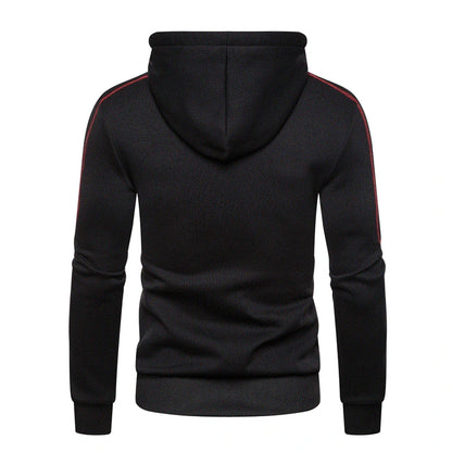 Herren Hoodie Schwarz Weiß Army Grün Rot Kapuzenfarbe Block Fleece Cooler Lässiger Winterbekleidung Pullover Hoodies Sweatshirts
