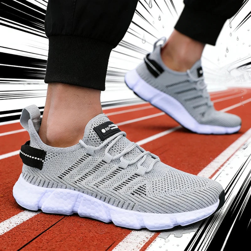 Herren Leichte Laufschuhe Minimalistische Sportliche Atmungsaktive Walking-Sneaker Athletische Jogging-Turnschuhe Outdoor-Fitness-Schuhe für Männer