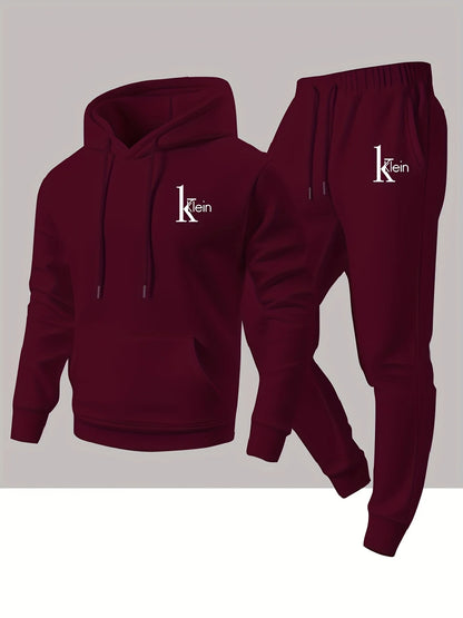 Herbst-Winter-Mode Bestseller Herren Damen Kapuzenpullover + Hose Zweiteiliges Set Für Alltag, Outdoor, Fitness, Freizeit Warme Sportbekleidung
