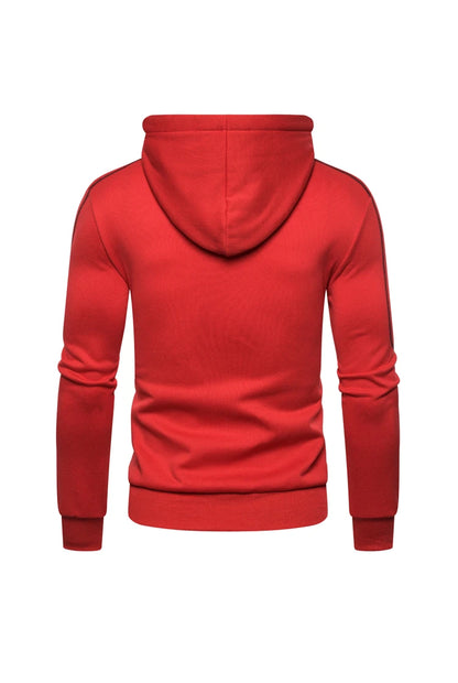 Herren Hoodie Schwarz Weiß Army Grün Rot Kapuzenfarbe Block Fleece Cooler Lässiger Winterbekleidung Pullover Hoodies Sweatshirts