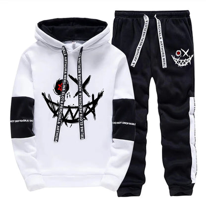 Damen / Herren Einzelteile oder Set ; Trainingsanzug Bedrucktes Sweatshirt + Sweatpants Freizeit Hoodie Hosen Streetwear