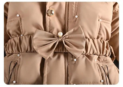 Große Winterjacken für Mädchen Halten warm Dicke Weihnachtsjacke Herbst Kapuzenjacke Reißverschluss Wasserdichte Oberbekleidung Kinderkleidung 3-12 Jahre