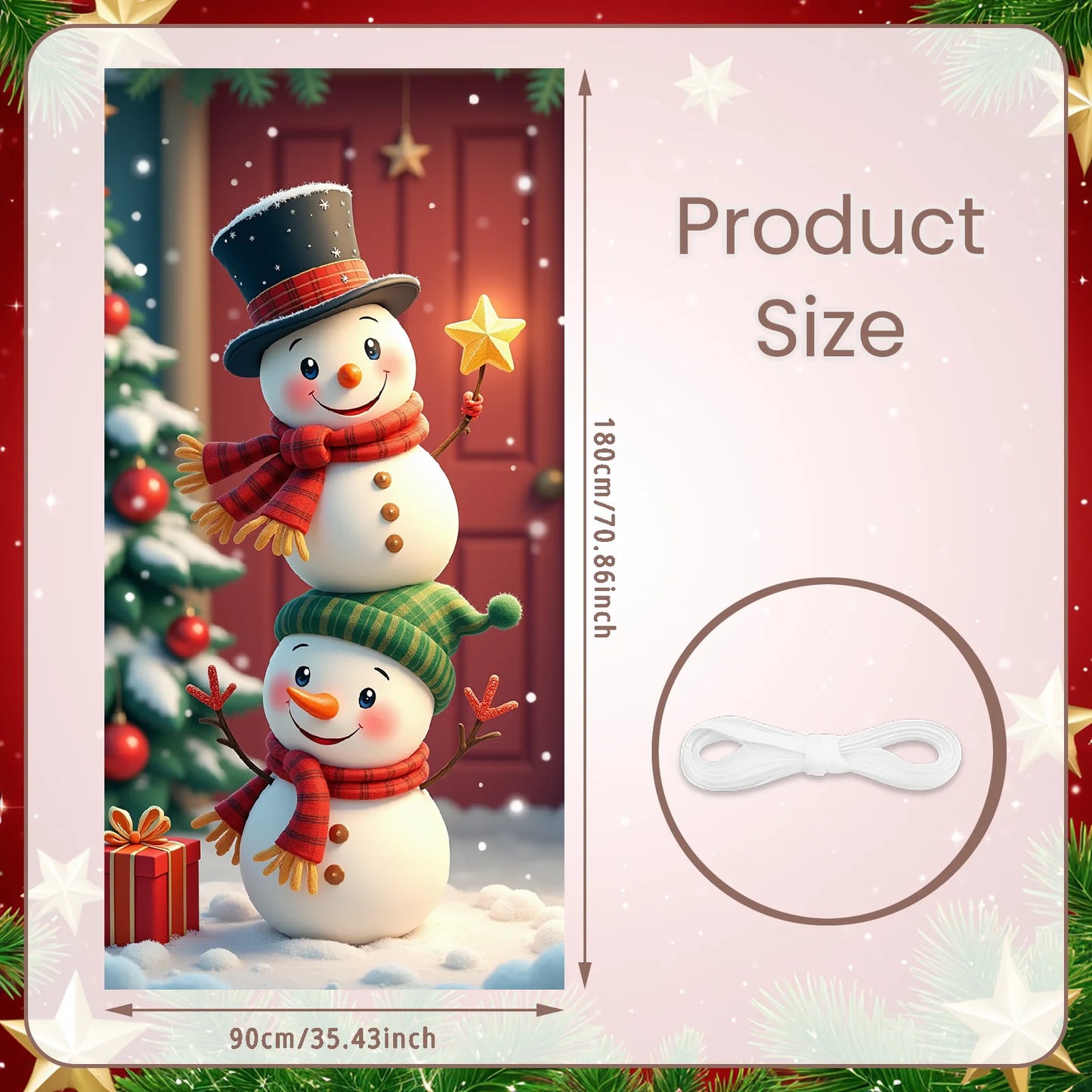 Weihnachts-Flaggenbanner für die Veranda, Türbanner, Weihnachtsdekorationen für Zuhause 2025, Ornamente, Weihnachtsgeschenke, Navidad, Neujahrsdekoration 2026