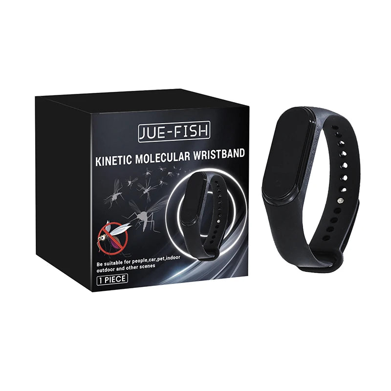 Tragbares Mückenabwehr-Armband für Unisex, physisch & ultraschallbasiert, chemiefrei für Zuhause & Outdoor, inklusive 2 Batterien