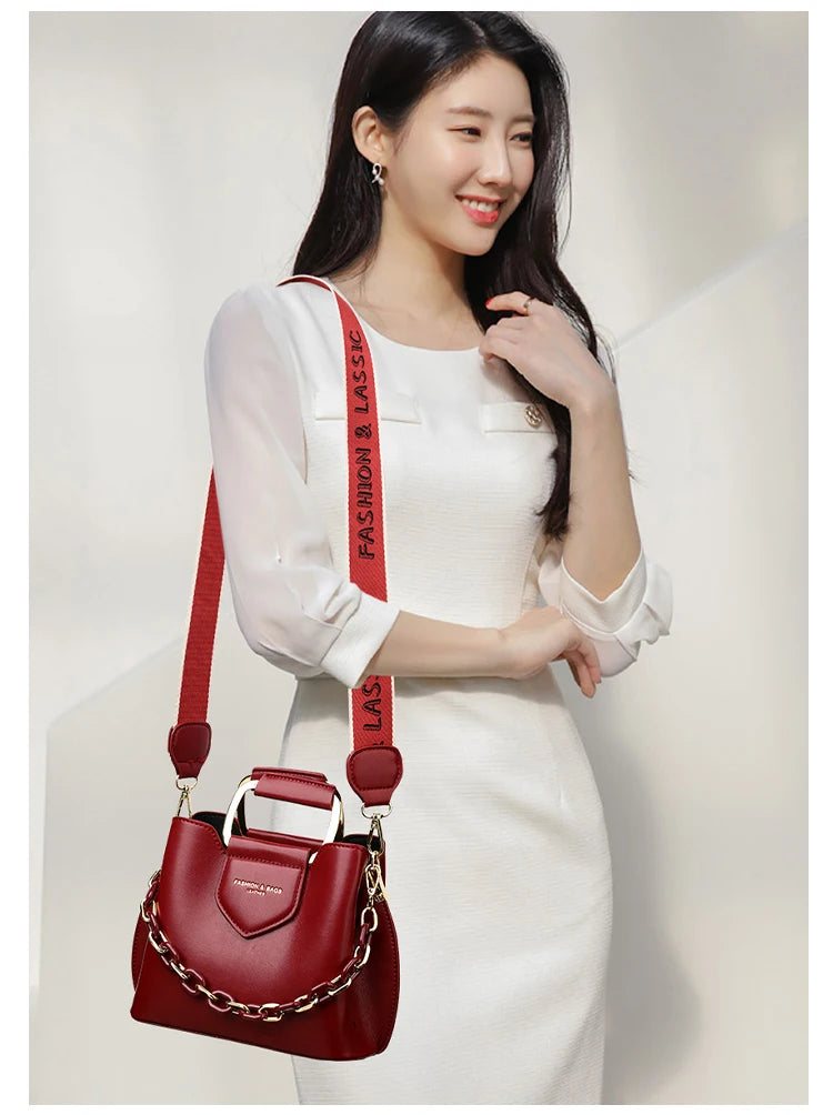 Neue Schultertaschen Hochwertiges PU für Frauen Mode Damenhandtasche Hochwertiges Design Fortschrittliche Unterarmtaschen