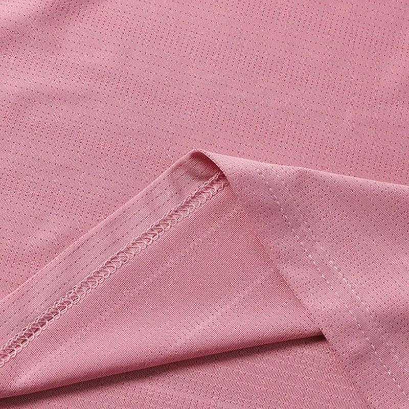 Damen Lauf-T-Shirt Reflektierend Hoch Elastisch Atmungsaktiv Sport-T-Shirt Sommer Schnell trocknend Eisseide Kühl Kurze Ärmel