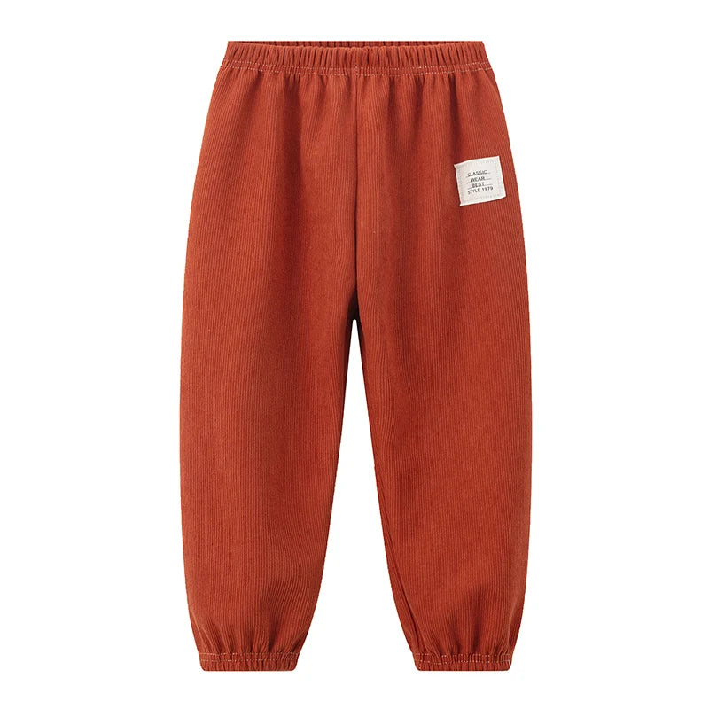 1 oder 2  Stück Herbst- und Winter-Kinder-Sporthose mit Nadelstreifen für Jungen und Mädchen, dick und warm