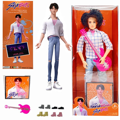 2026 K-Pop Demon Hunters Anime Sabe Boy Bösewicht Actionfigur Spielzeug für Mädchen Geburtstagsgeschenk Cartoon Sammelpuppe Actionfigur