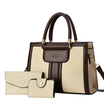 3-teiliges Set Damen Crossbody-Tasche mit einseitigem Schulterriemen 2025 Neues Hot-Handtaschenmodell Große Damenhandtaschen