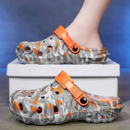 2026 Herren-Hauben-Clogs Hausschuhe Herren Gartenschuhe Für Herren Arch Support Slides Sommermode Strandschuhe Rutschfeste EVA-Hausschuhe