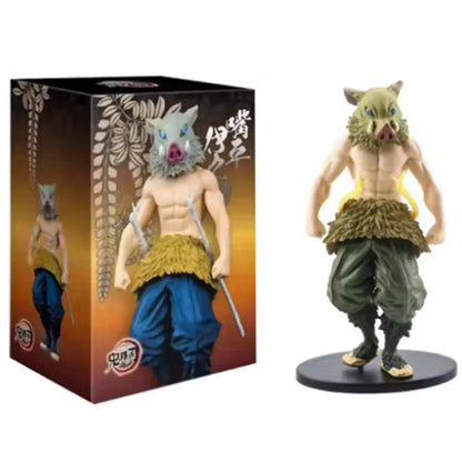 Heißes Demon Slayer Anime Actionfigur Kamado Tanjirou Agatsuma Zenitsu Nezuko Modellspielzeug Kimetsu No Yaiba Krieger Actionfigur