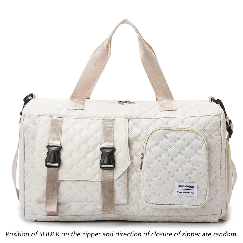 Langlebige Nylon-Reisetasche, tragbare Sport- und Fitness-Tasche , Schulter-Duffel-Trainingsbag, geräumig, Argyle