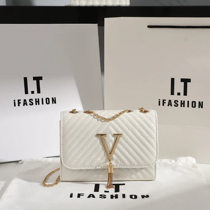 Stickerei Damen Umhängetasche Faden Luxus Handtasche Schultertaschen Marke Pailletten Quasten Clutch Kleine Tasche und Portemonnaie