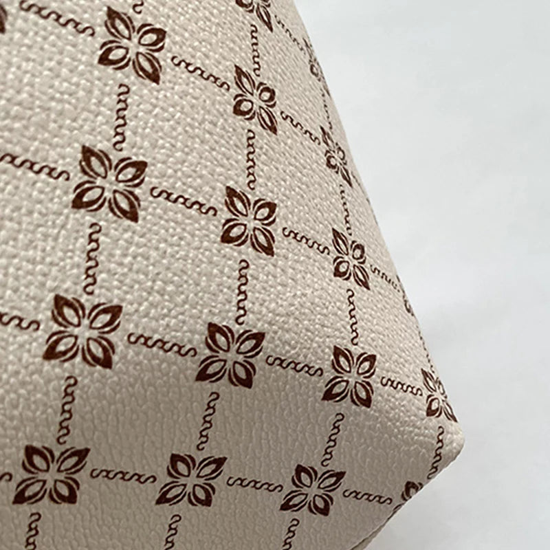 Neue Presbyopie-Handtasche, weiches Leder, große Kapazität, Damen-Tote mit hängendem Zubehör, Schultertasche