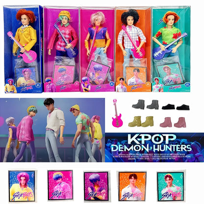 2026 K-Pop Demon Hunters Anime Sabe Boy Bösewicht Actionfigur Spielzeug für Mädchen Geburtstagsgeschenk Cartoon Sammelpuppe Actionfigur