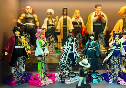 Heißes Demon Slayer Anime Actionfigur Kamado Tanjirou Agatsuma Zenitsu Nezuko Modellspielzeug Kimetsu No Yaiba Krieger Actionfigur