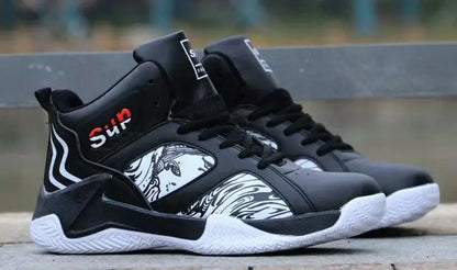 Neue rutschfeste Herren-Sneaker High-Top Herren-Basketballschuhe Luxuriöse bequeme Laufschuhe Modische vielseitige Freizeitschuhe