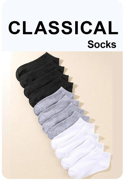 10/12/20/40 Paar One Size (EU 38-44) Unisex Bootssocken Business Sport Schweißaufnahme Sommer Herbst Einfarbig Weiche Knöchelsocken Ohne Fusseln