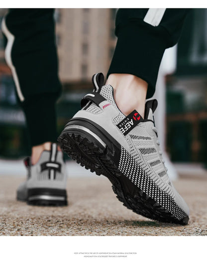 Neue Herren Laufschuhe Atmungsaktive Outdoor-Sportschuhe Leichte Sneakers für Herren Bequeme Sporttrainingsschuhe