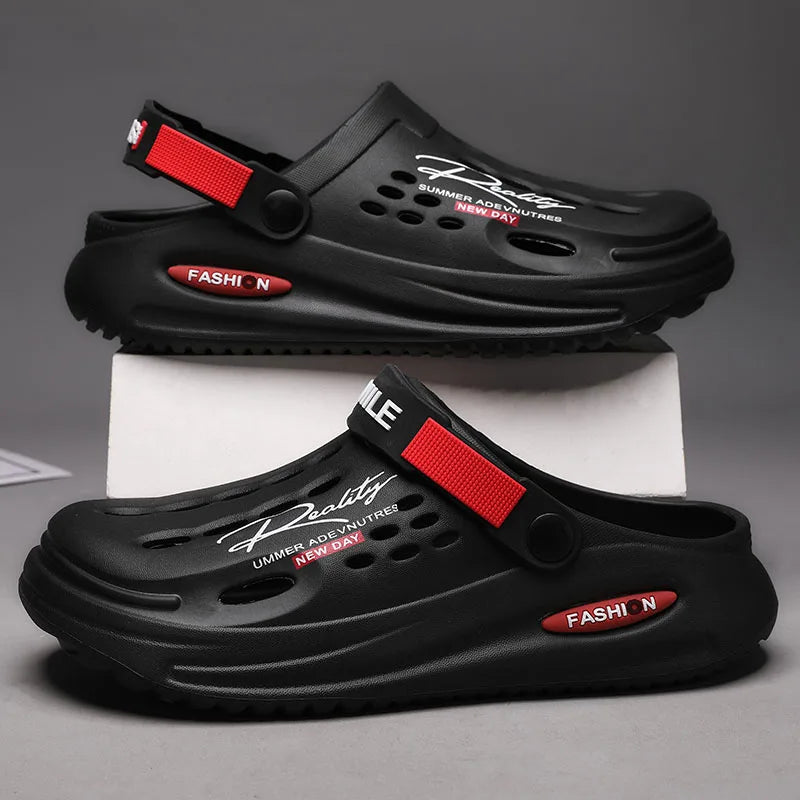 Klassische Clog Herren Freizeit Sandalen Unisex Geschlossene Zehen Slip-Ons Outdoor Herren Atmungsaktive Strand Schuhe Hausschuhe