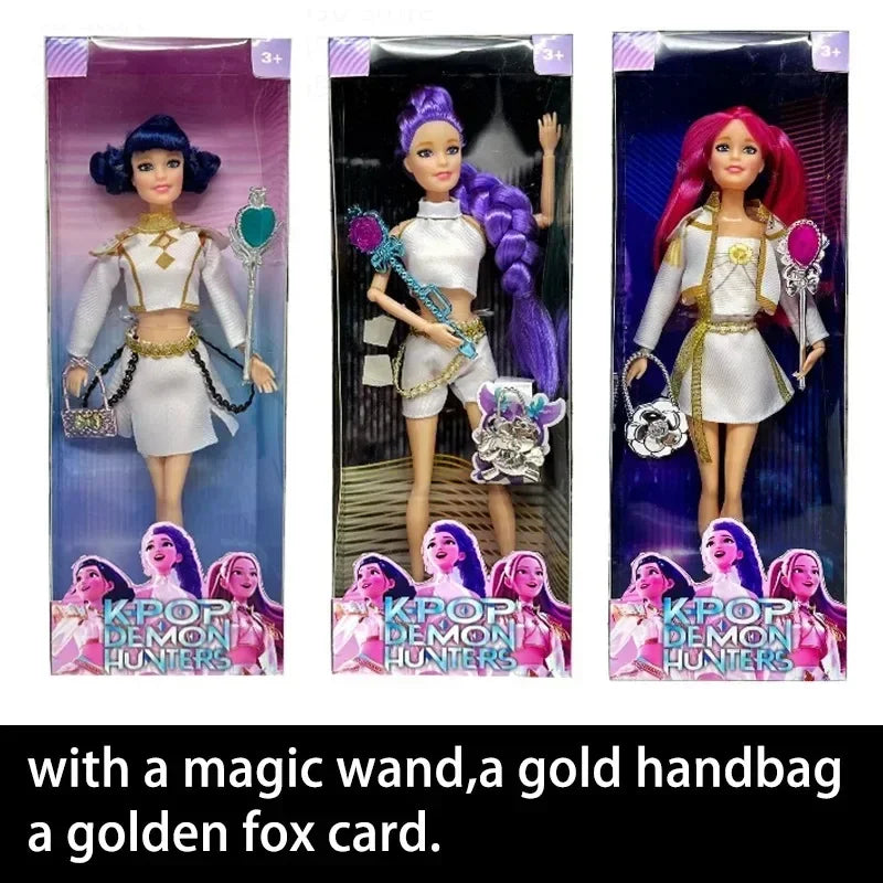 NEUE Puppenspielzeug KPOP Demon Hunters Actionfigur Spielzeug Rumi Mira Zoey Schöne Prinzessin Baby Puppe aus Plastik DIY Spielzeug für Mädchen