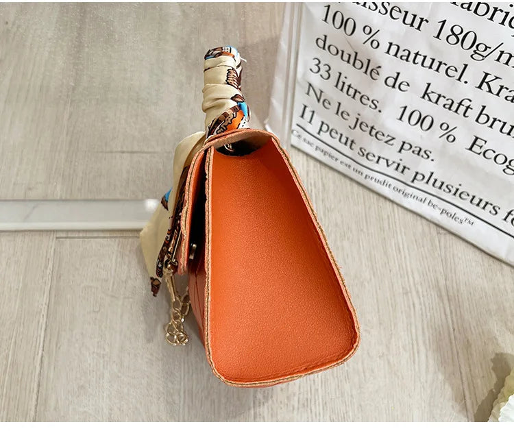 Damen Stepp-Tartan-Handtasche Kleine quadratische Tasche Umhängetasche Schultertasche Personalisierte koreanische Stil Herbst Winter Mode Tasche