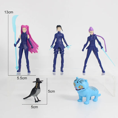 Heiß verkaufende Jägerin Anime-Figuren Spielzeug Süße PVC Rumi Mira Zoey Action-Figur Modellpuppen Kinder Geburtstag Dekoration Spielzeug Geschenke