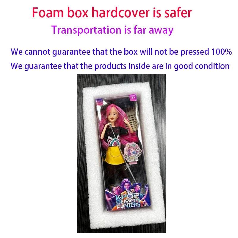 NEUE Puppenspielzeug KPOP Demon Hunters Actionfigur Spielzeug Rumi Mira Zoey Schöne Prinzessin Baby Puppe aus Plastik DIY Spielzeug für Mädchen