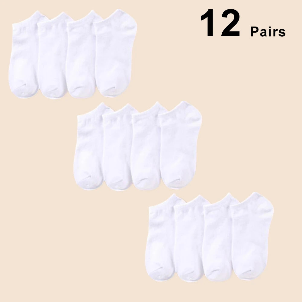 10/12/20/40 Paar One Size (EU 38-44) Unisex Bootssocken Business Sport Schweißaufnahme Sommer Herbst Einfarbig Weiche Knöchelsocken Ohne Fusseln