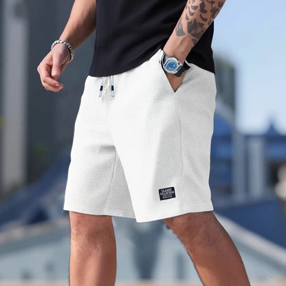 Herren-Shorts, Herren-Casual-Hosen, Herren-Badeshorts, Herren-Sportshorts, neuer modischer Textilstoff mit Struktur, atmungsaktive Hosen, geeignet für den täglichen Freizeitgebrauch und Sport