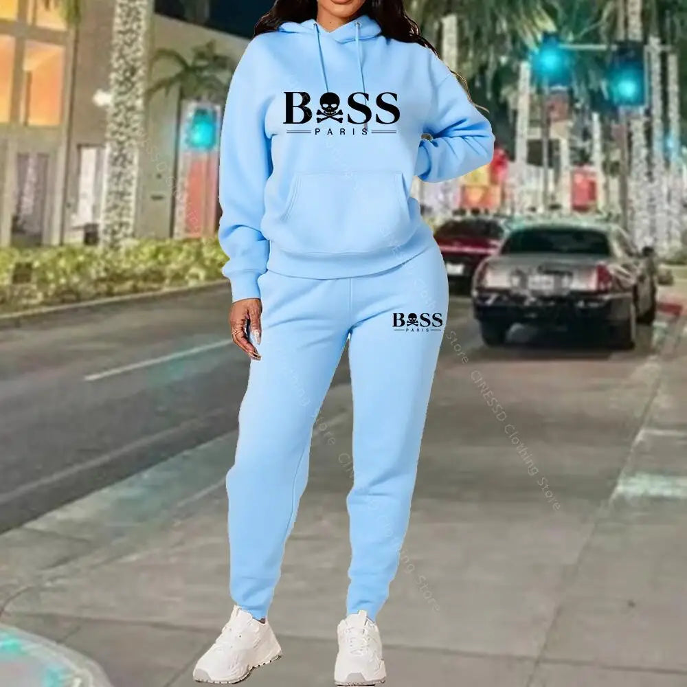 2026 Neue Damen-Trainingsanzug Sweatshirt Sweatpants Hochwertige Outfits Anzug Designer Luxus Herbst Winter Kleidung Damen Hosen Set