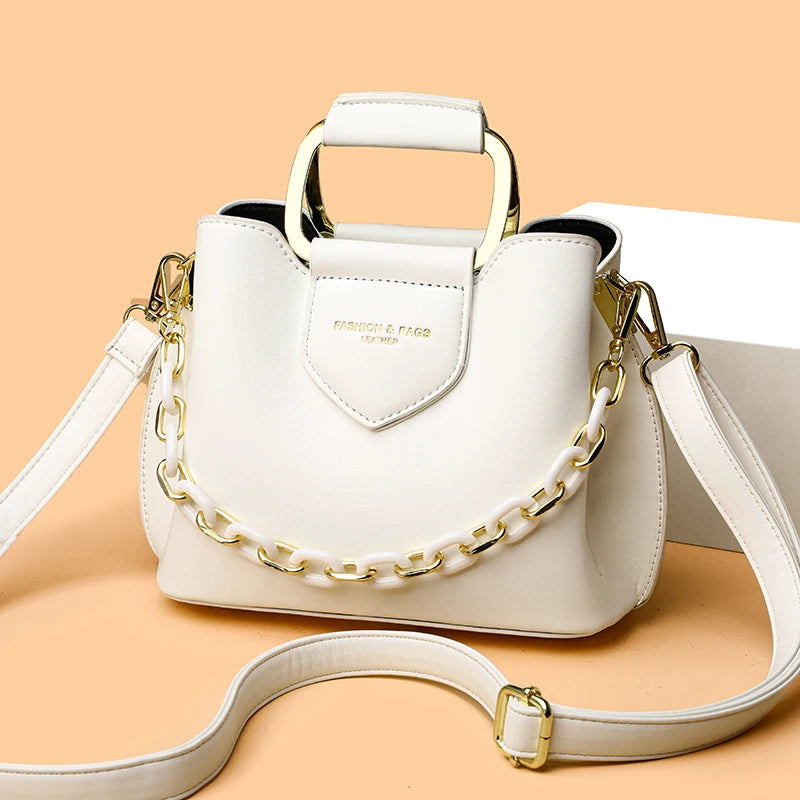 Neue Schultertaschen Hochwertiges PU für Frauen Mode Damenhandtasche Hochwertiges Design Fortschrittliche Unterarmtaschen