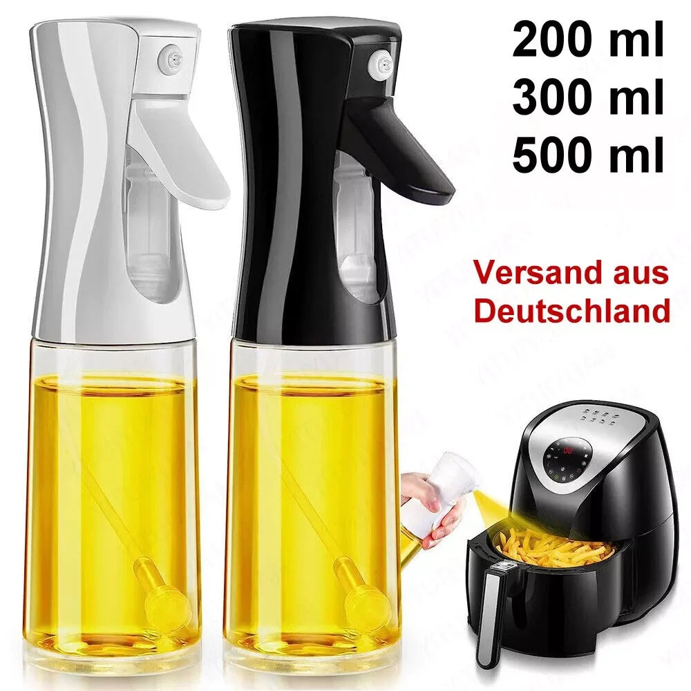 Ölspray zum Kochen - Olivenöl Spender Flasche Sprüher Nebel Wiederverwendbar Lebensmittelgeeignetes Öl und Essig, Sprühflasche Küchenzubehör