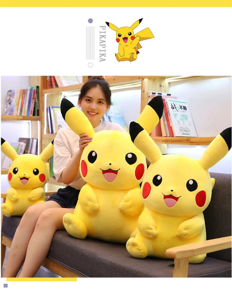 Pokemon Pikachu Plüschspielzeug Cartoon & niedliche Anime Kinder Spielzeug Stoffpuppe Valentinstagsgeschenk Heimdekoration