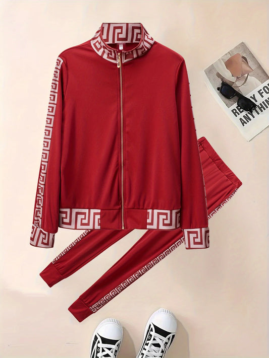 2026  Neuer Stylischer Freizeit-Anzug - Zweiteiler Anzug (Jacke + Hose)