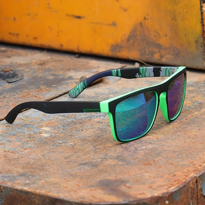 Modische Vintage-Quadrat-Polarisierte Sonnenbrille, Luxusmarke Designer-Sonnenbrille, UV400