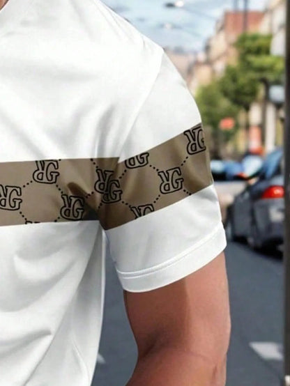 2026 heisse Sommermode Trendiges Freizeit-Sport-Outfit für Jugendliche Herren Kurzarm-T-Shirt + Shorts Zweiteiliges Set