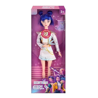1-3 Stück KPOP Demon Hunter Mädchen Gruppen Waffen Zubehör Licht Musik Themenlied 29 cm Puppe Figur Spielzeug Geschenk für Kinder Anime