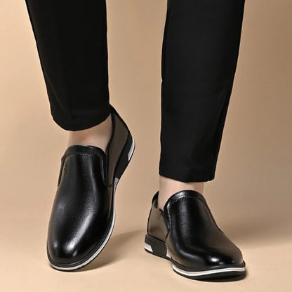 Luxuriöse Herren-Kunst-Lederschuhe Bequeme Loafer Zum Hineinschlüpfen Herrenschuhe Mokassins Rutschfeste Fahrschuhe Hochwertige Herrenschuhe Übergröße