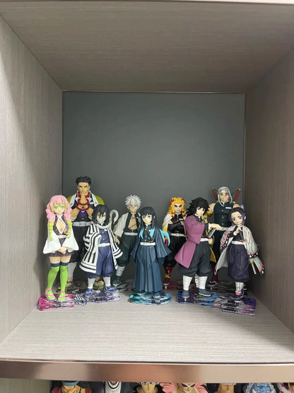 Heißes Demon Slayer Anime Actionfigur Kamado Tanjirou Agatsuma Zenitsu Nezuko Modellspielzeug Kimetsu No Yaiba Krieger Actionfigur