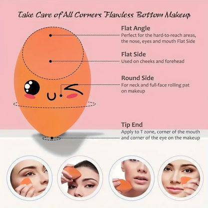 12-teiliges Profi-Make-up-Pinselset, multifunktionales Nylonborsten-Set mit ovalen Pinseln, ABS-Griff, für alle Hauttypen