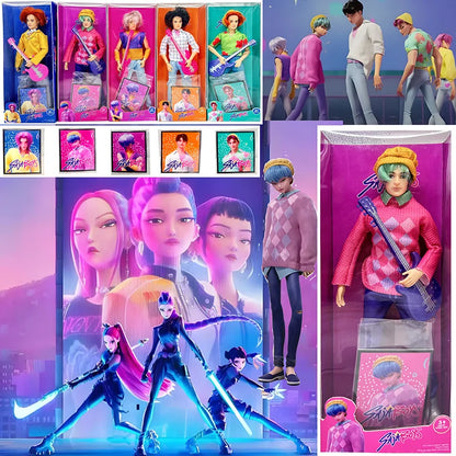 2026 K-Pop Demon Hunters Anime Sabe Boy Bösewicht Actionfigur Spielzeug für Mädchen Geburtstagsgeschenk Cartoon Sammelpuppe Actionfigur