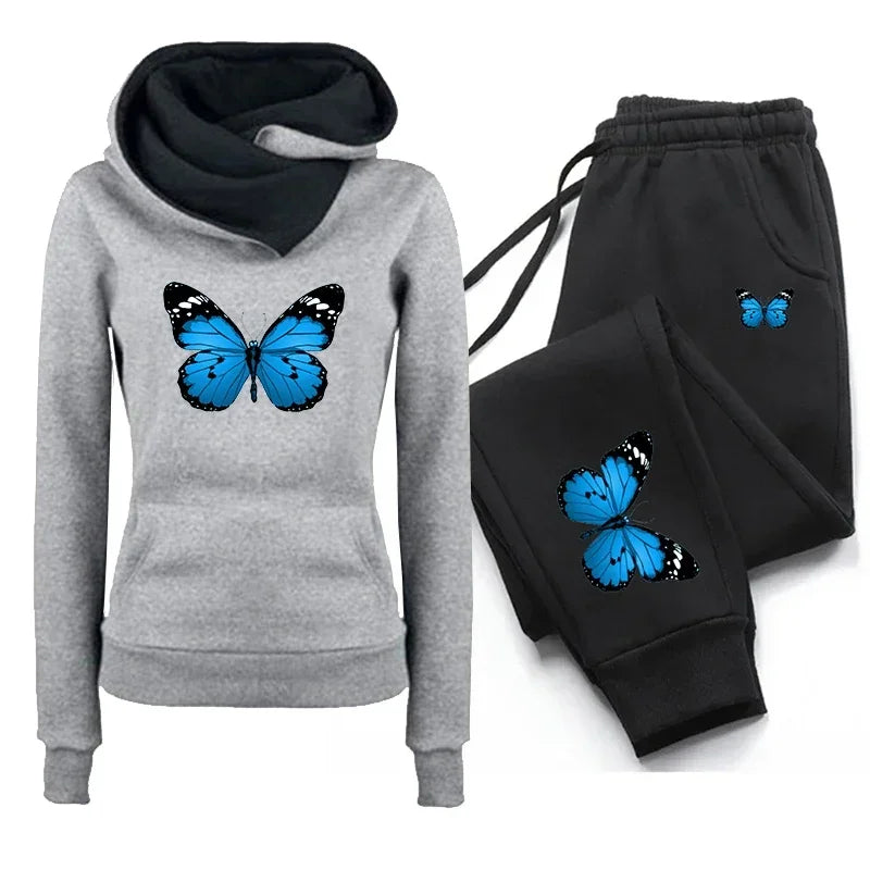 Damen Trainingsanzug Kapuzenpullover Langarm Freizeit Beliebte Einzelstücke Sweatshirts Tägliche Jogginghosen Komfort Outdoor Joggen Sport
