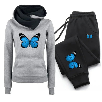 Damen Trainingsanzug Kapuzenpullover Langarm Freizeit Beliebte Einzelstücke Sweatshirts Tägliche Jogginghosen Komfort Outdoor Joggen Sport