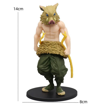 Heißes Demon Slayer Anime Actionfigur Kamado Tanjirou Agatsuma Zenitsu Nezuko Modellspielzeug Kimetsu No Yaiba Krieger Actionfigur