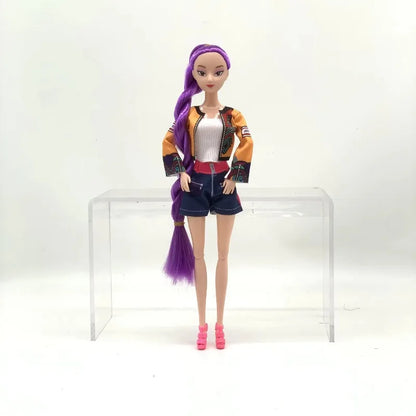 30cm Puppen Spielzeug Kpop Dämonenjäger Actionfigur Spielzeug Rumi Mira Zoey Schöne Prinzessin Babymädchen Puppen Kunststoff DIY Spielzeug für Mädchen