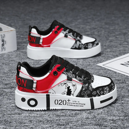 Jugend Sneaker 2026 Neue Sportschuhe Modische Dicke Sohle Rutschfeste Freizeitschuhe Größe 31-44