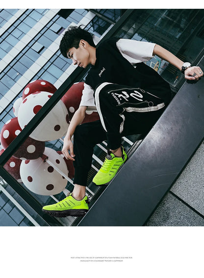 Neue Herren Laufschuhe Atmungsaktive Outdoor-Sportschuhe Leichte Sneakers für Herren Bequeme Sporttrainingsschuhe