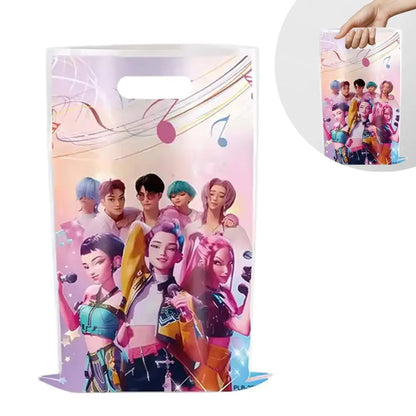 10 Stück K-Pop Dämonenjäger Themen-Party-Geschenktüten Geburtstag Süßigkeitentüten Geschenk Partydekoration